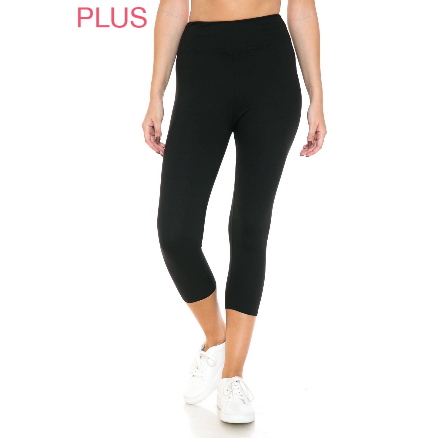 3" Yoga Band Capri Leggings