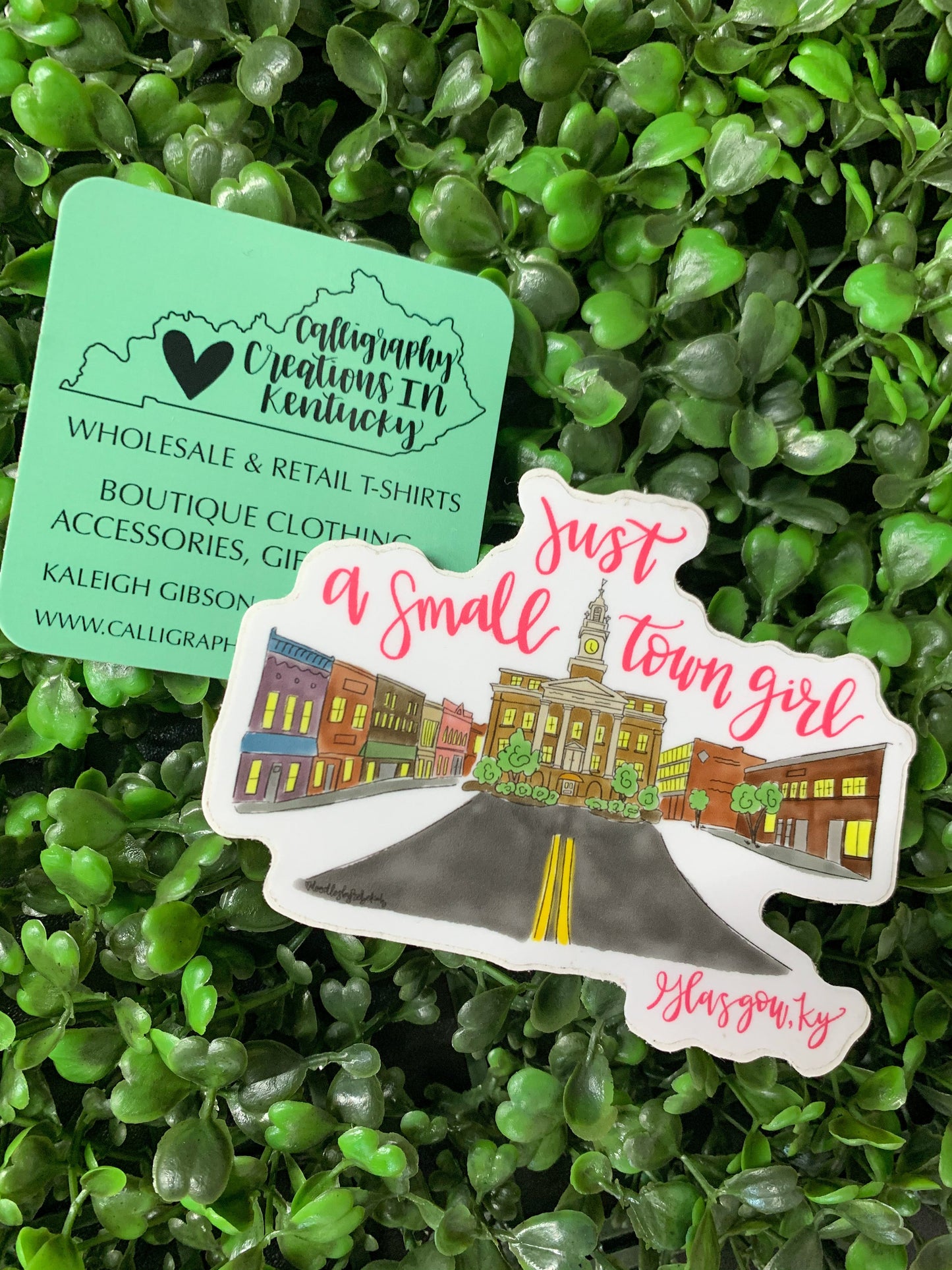 Small Town Girl Sticker