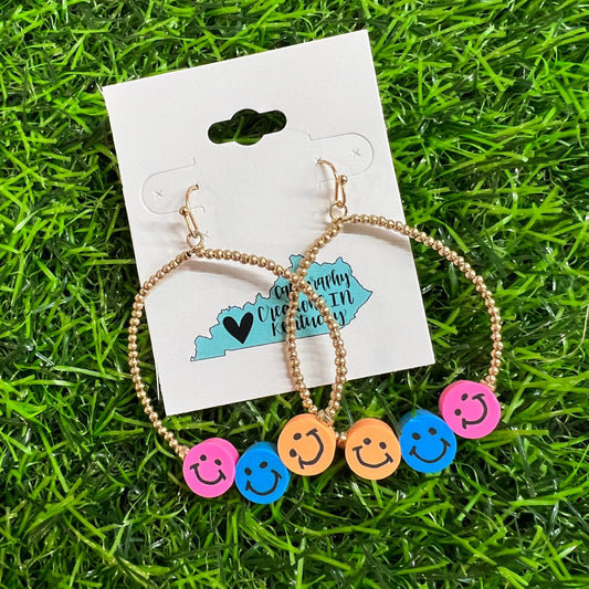 Multi • Happy Dangle Earrings