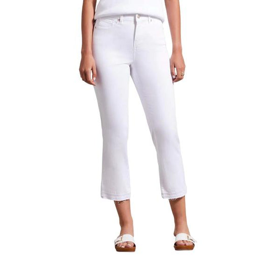 BB-Tribal-Sophia Micro Flare Denim Pant - White