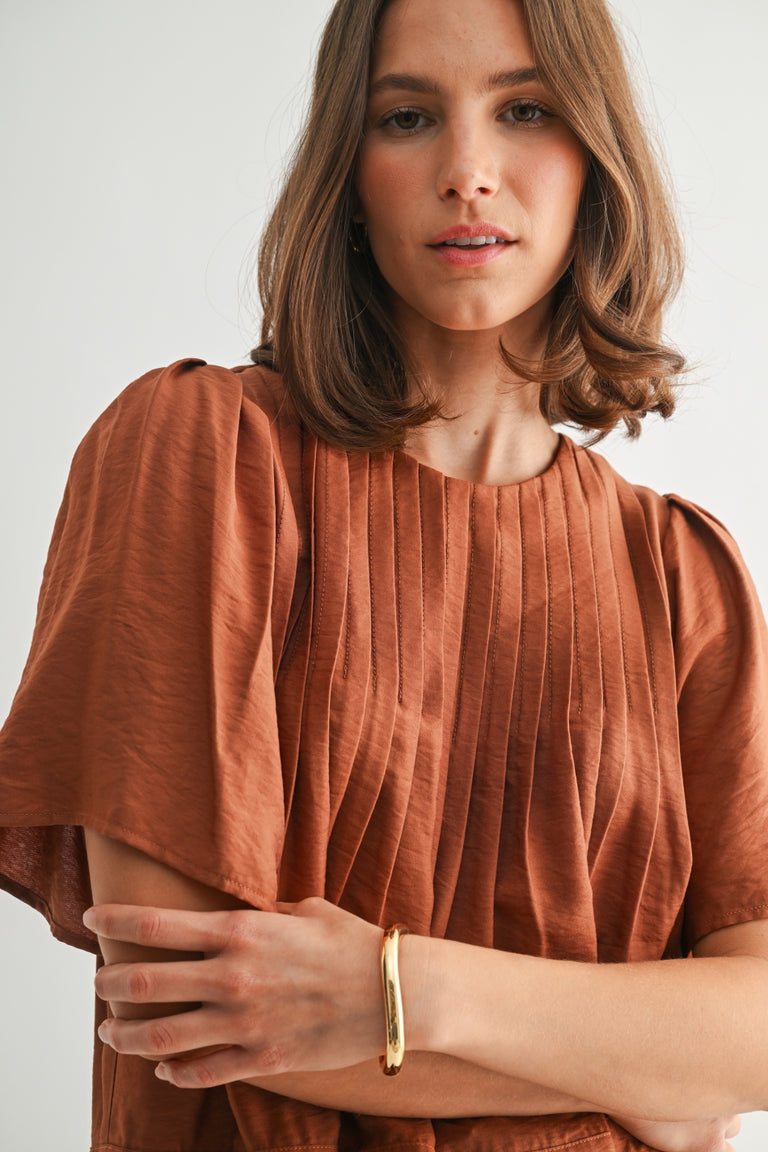 Pin Tuck Detail Blouse