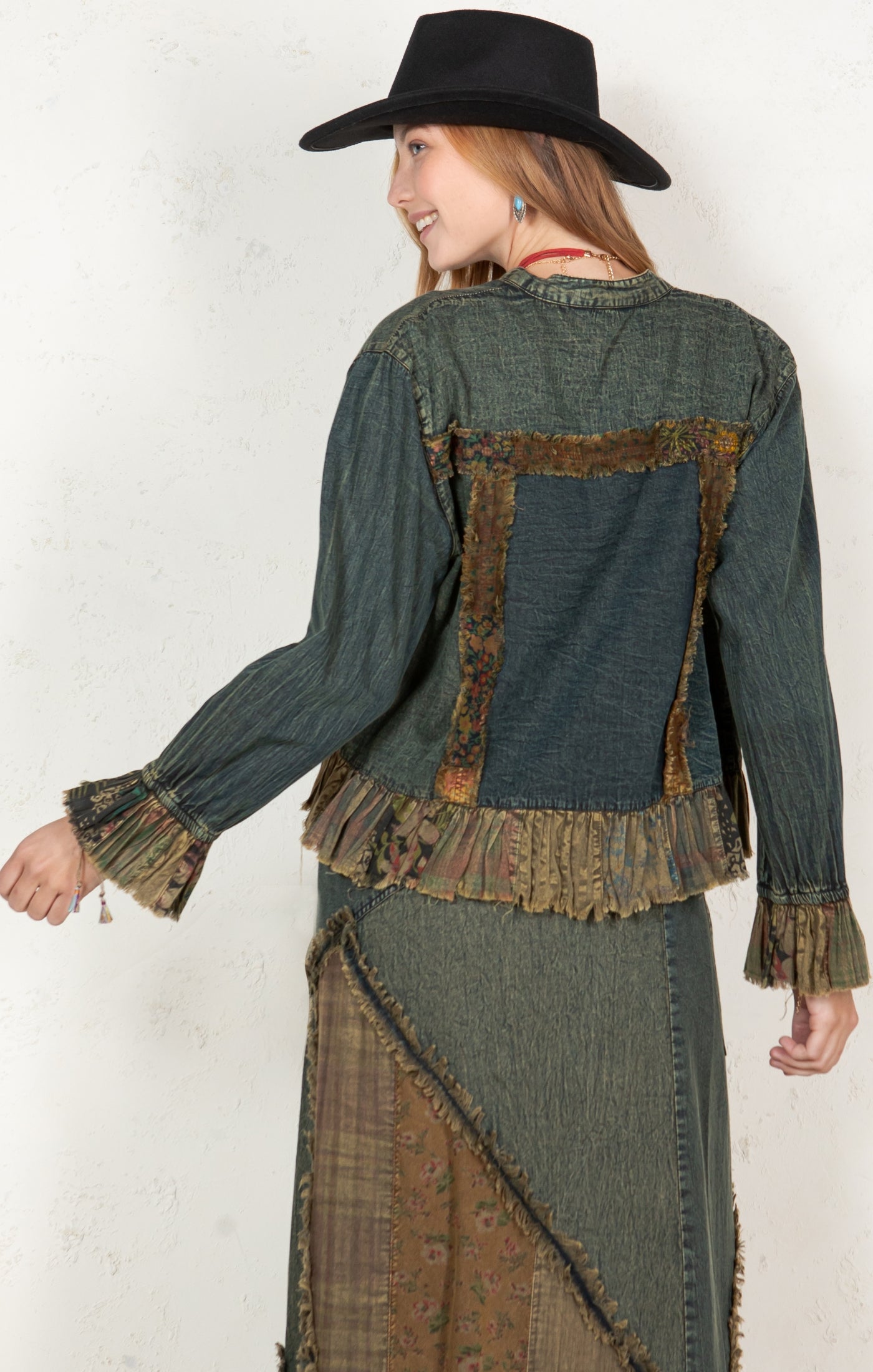 Bohemian Patch Panel Jacket